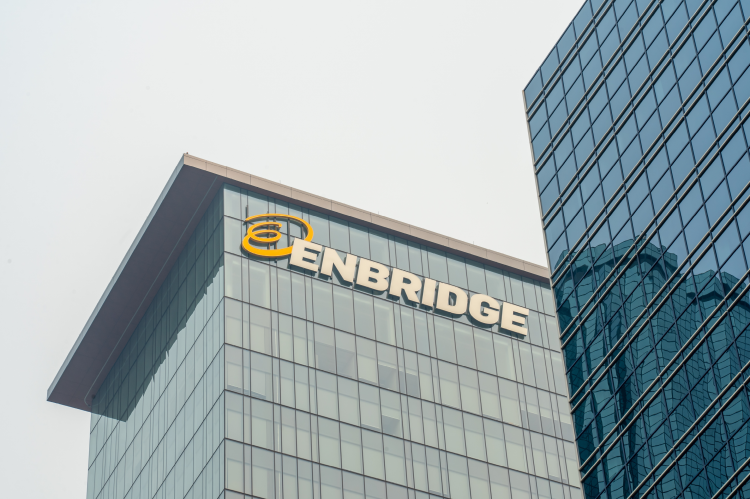 Enbridge Center Building in Edmonton, Alberta, Canada via Shutterstock