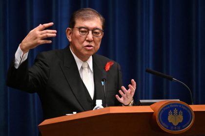Japan's newly elected prime minister, Shigeru Ishiba