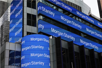 Morgan Stanley outdoor ad via Getty Images