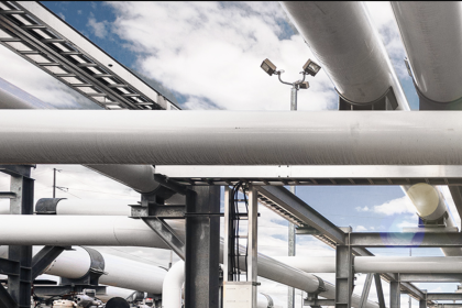 Natural gas pipelines via Shutterstock