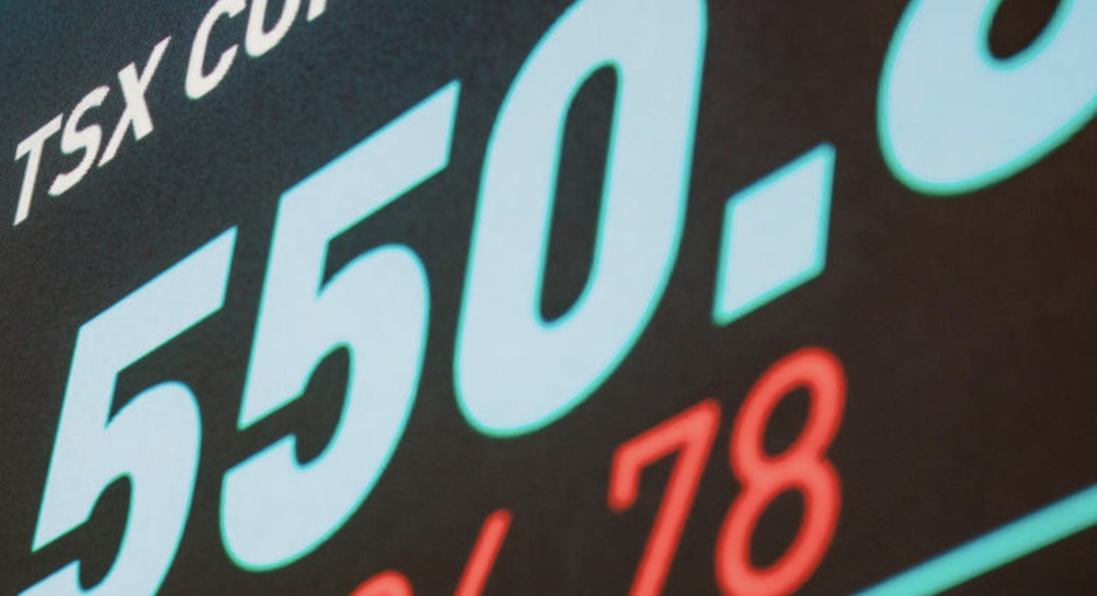 The TSX exchange via Bloomberg
