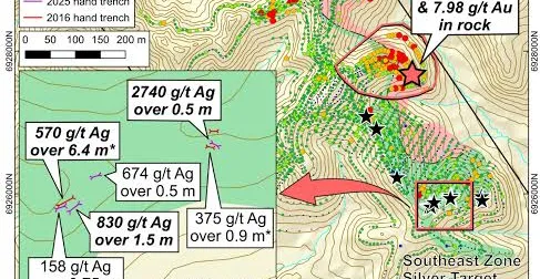 Strategic Metals (SMD) strikes gold and silver bonanza at Triple Crown Project, unveiling high-grade samples up to 2,740 g/t silver and 8.37 g/t gold