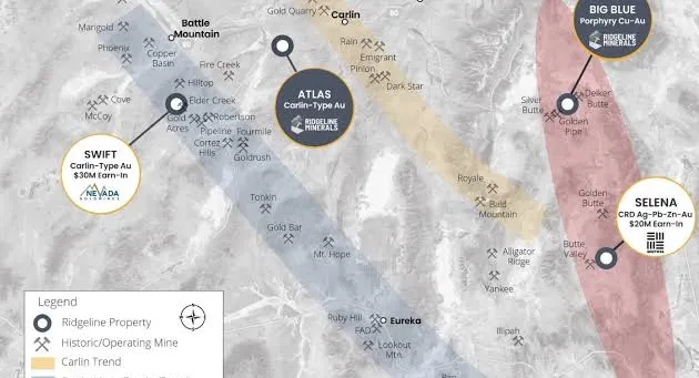 Ridgeline Minerals (RDG) Reports Promising Maiden Drill Results at Selena Project, Revealing Up to 1.8 g/t Oxide Gold Intersections