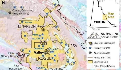 Snowline Gold (SGD) taps B2Gold (BTG) for $5M private placement to boost Yukon exploration efforts